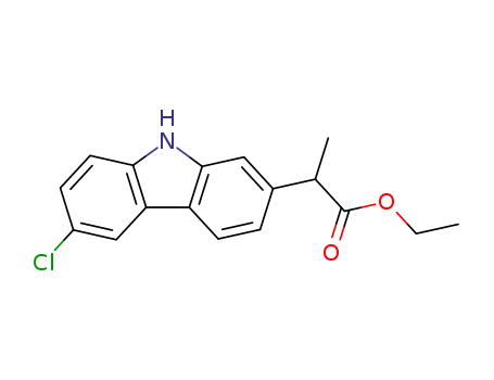 ethyl 2-(6-chloro-9H-carbazol-2-yl)propanoate