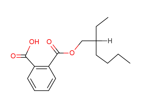 (2-ethylhexyl) hydrogen phthalate