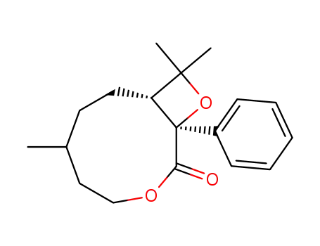 (1S,9R)-6,10,10-Trimethyl-1-phenyl-3,11-dioxa-bicyclo[7.2.0]undecan-2-one