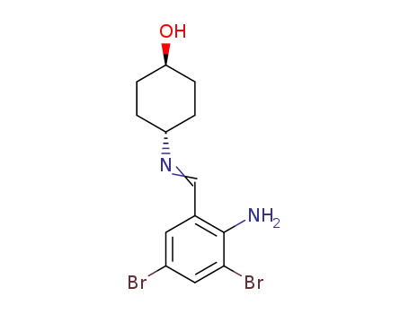 trans-4-[(2-amino-3,5-dibromobenzylidene)amino]cyclohexanol