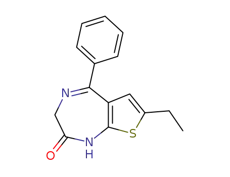 7-Ethyl-5-phenyl-1,3-dihydrothieno<2,3-e>-1,4-diazepin-2-one